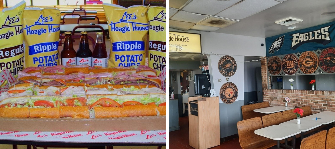 Lee's Hoagie House Menu